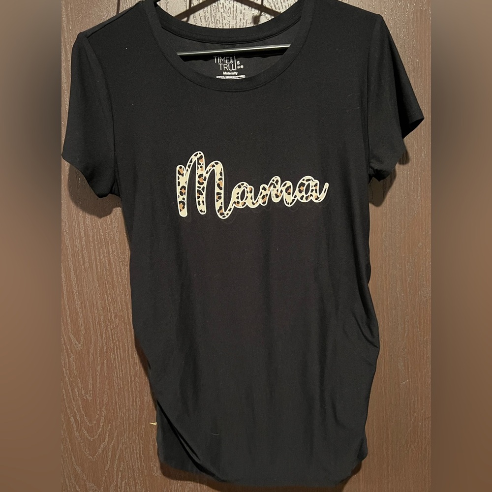 Black Maternity shirt